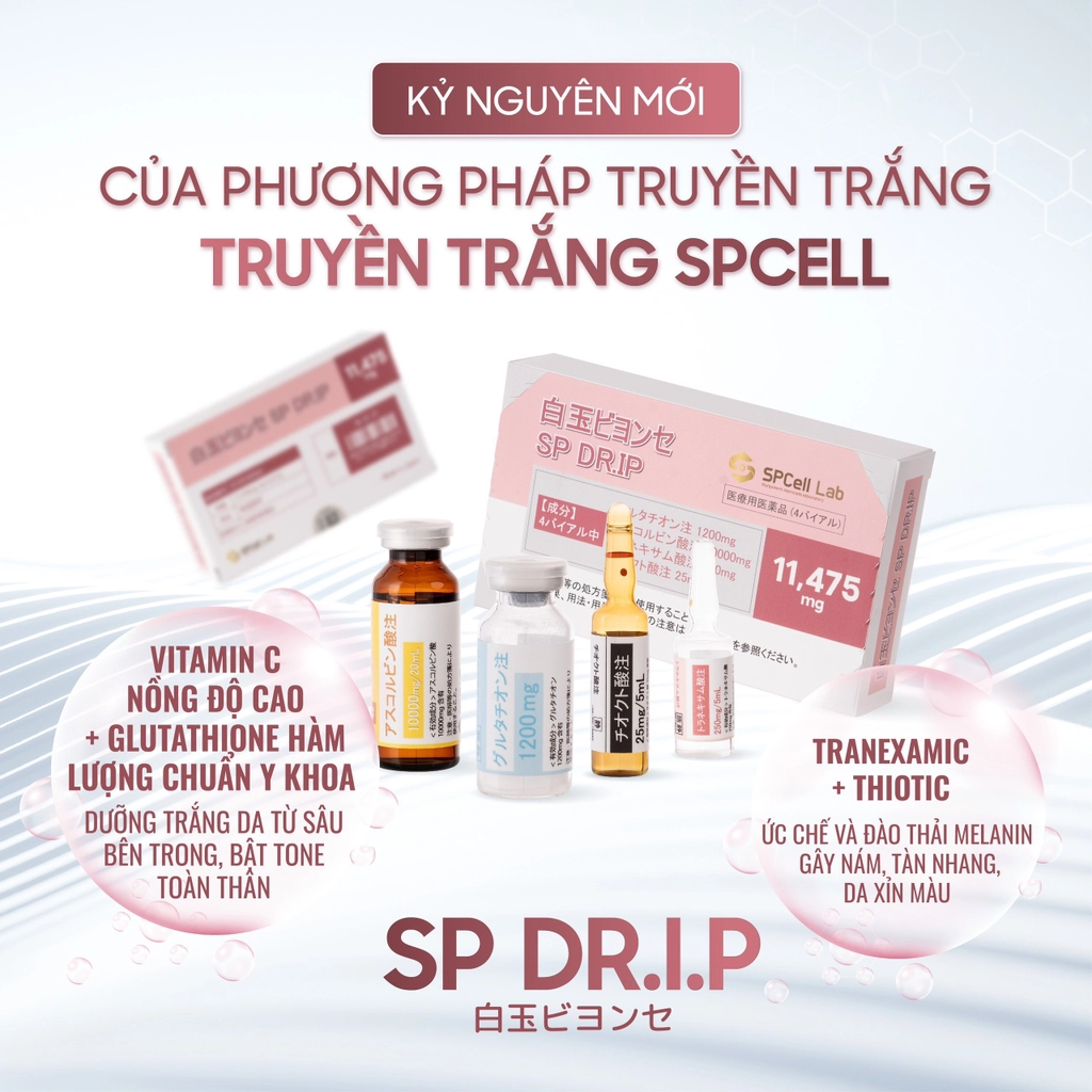 TRUYỀN TRẮNG GIẢM NÁM  SPCell Lab SPCell IV DR.IP 11475mg